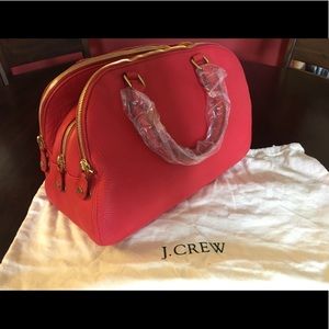 J. Crew Red Leather Purse